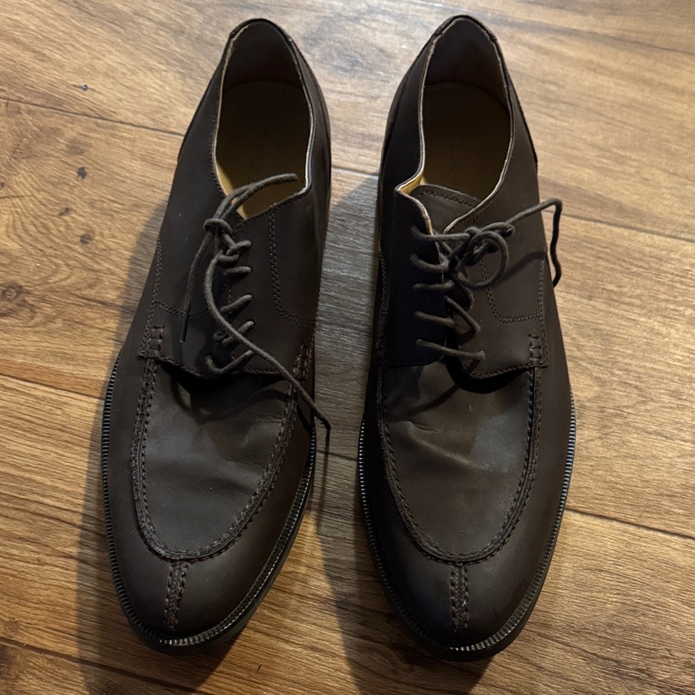 Cole Haan Dark Brown Leather Oxfords
